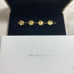 Van Cleef Gold Bracelet 