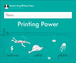 Printing Power Workbook, 2nd Grade+, Age 7+
Practice print handwriting with lessons that cover other language arts skills; for classroom, homeschool, 