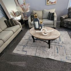 5 Piece Furniture Set, Sofa, Love Seat, Armchair,  Coffee Table,  End Table