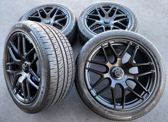 22" Mercedes G63 G550 AMG Satin Black OEM Wheels And Tires