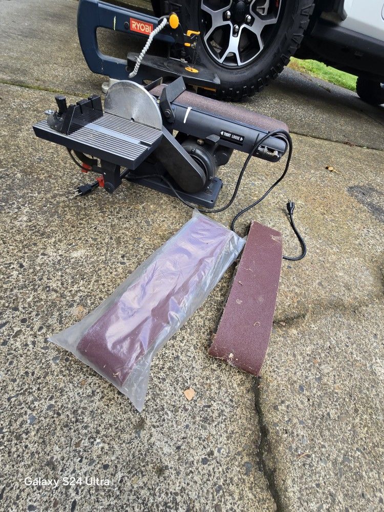 Belt and disc sander