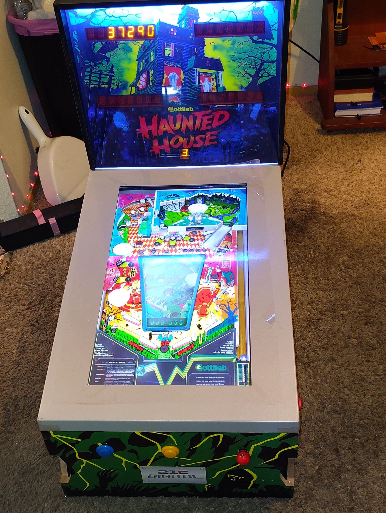 21C Digital Haunted House Pinball Machine
