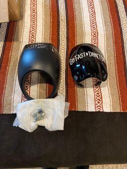 Harley Sportster windshield PUIG & headlight fairing for different looks