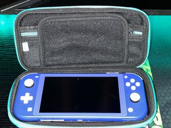 Nintendo Switch Lite Blue Bundle – Mario Kart 8 Deluxe + Charger + Carrying Case