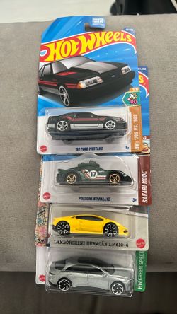 Hot Wheels Lucid Air Lamborghini 610-4 Porsche Rallye Ford Mustang
