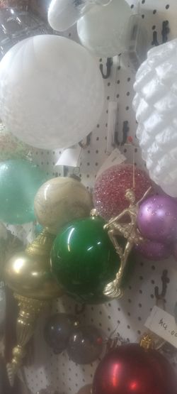 New assortment of shatter proof Christmas ornaments 2/10 Dollar each very detailed assortment most light up