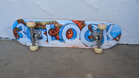3 Block Skateboard