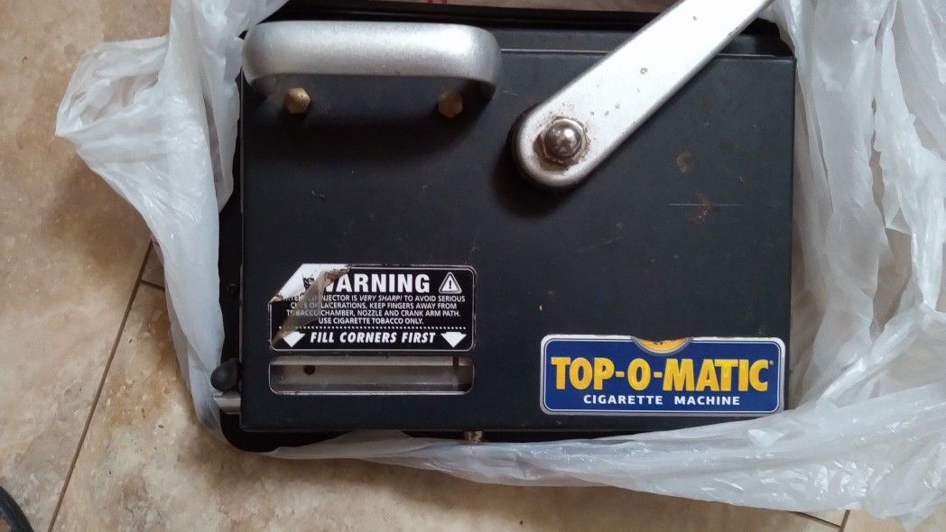 Vintage Top O Matic Cigarette Roller Machine