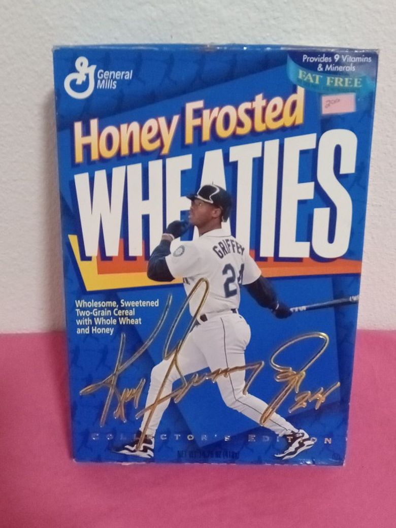 KEN GRIFFEY JR. Honey Frosted Wheaties Box Gold Collector's Edition