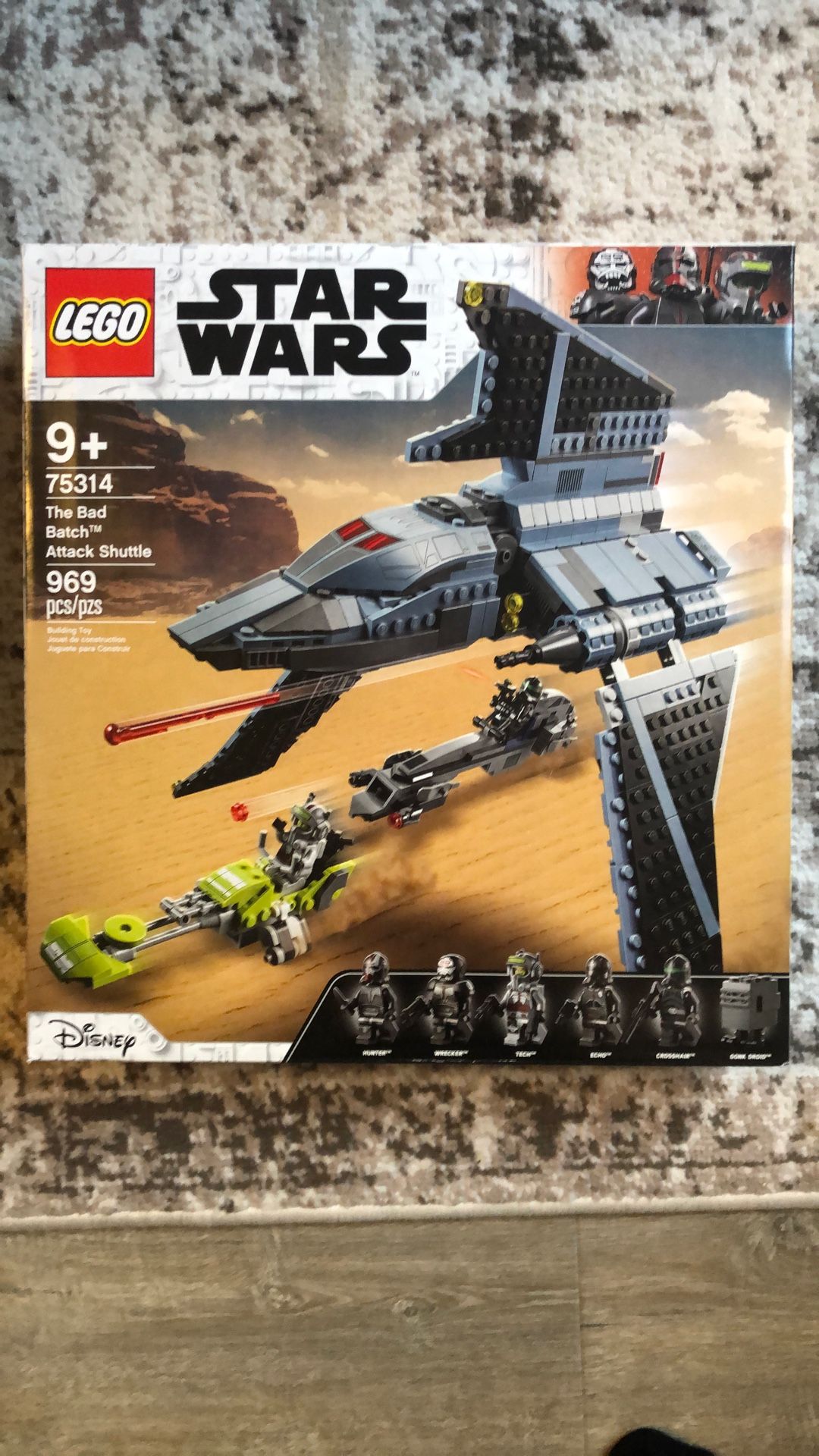 Lego The Bad Batch Attack Shuttle
