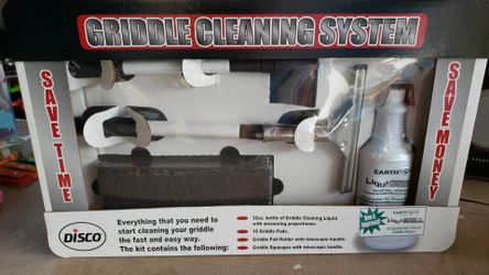 Griddle cleaning kit