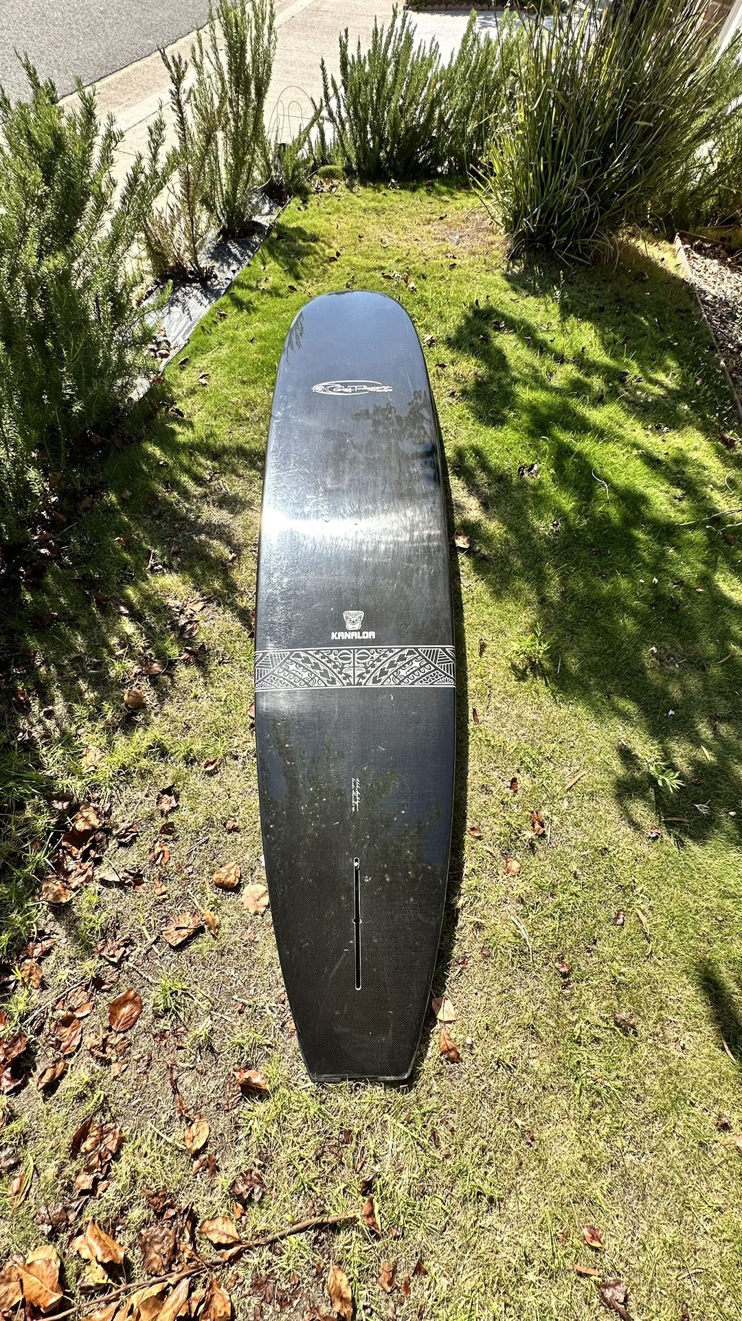 Guy Takayama Longboard Surfboard In Carbon Fiber Excellent Cond