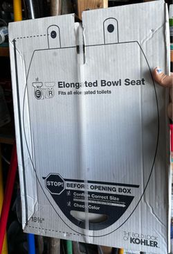 Elongated bowl seat only