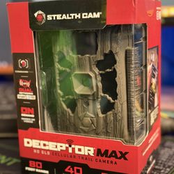 Stealth Cam Deceptor MAX 40MP Night Vision Camera – Brand New