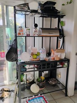 Wine Bottle And Glass Holder 