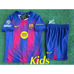 2025/26 FC Barcelona Kids Soccer Jersey