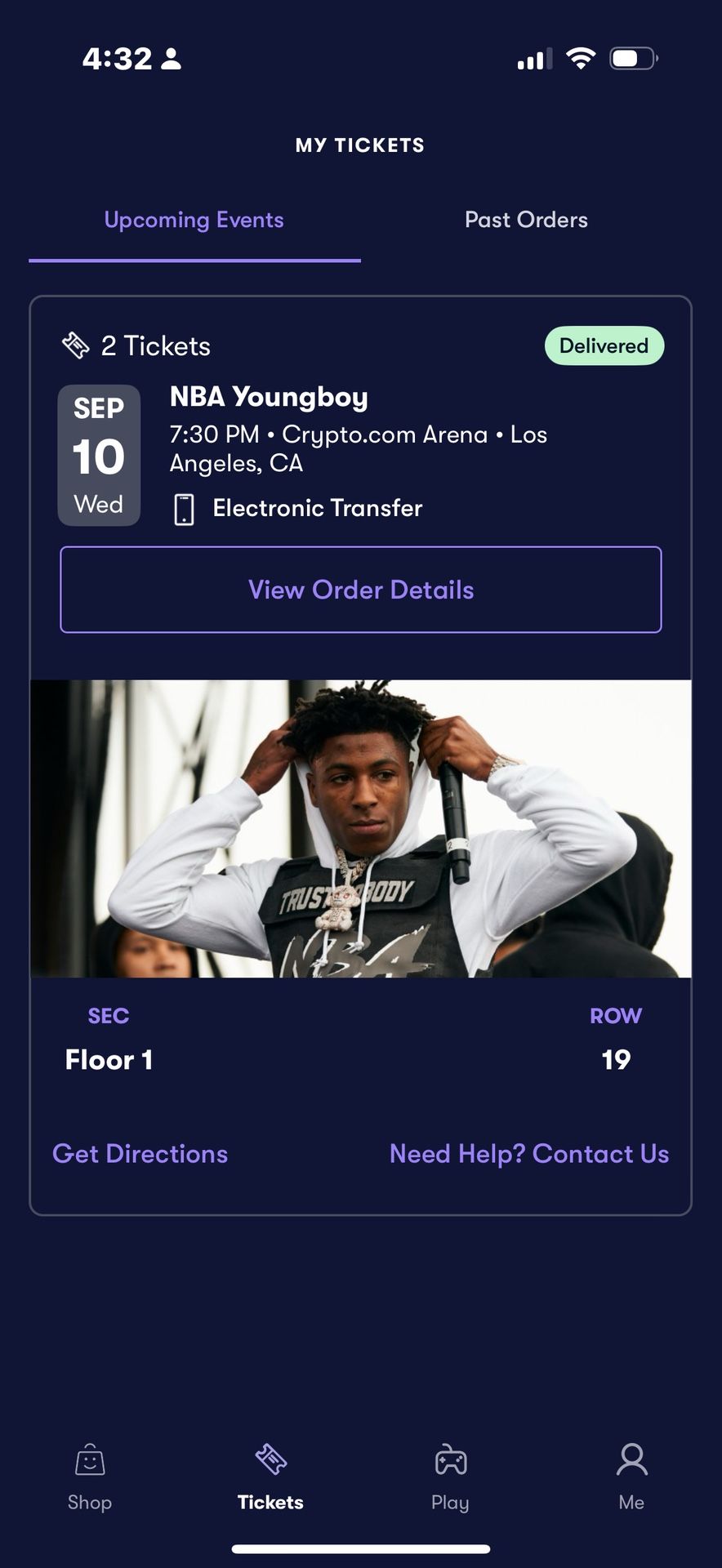 Concert Tickets!!!!!