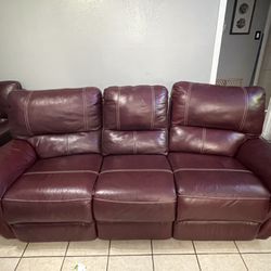 3 Pc Leather Couches