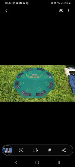 Casino Dealers Choice Fold Out Poker Table (Pre-Owned)