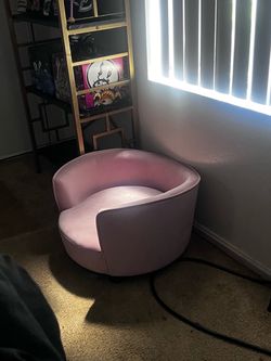 Pink pet couch