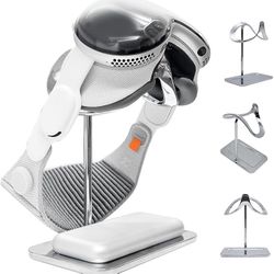 Macally Apple Vision Pro Stand with Battery Holder 