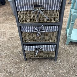 3 Basket Storage Shelf