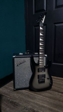 Electric guitar and amp
