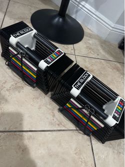 POWERBLOCK adjustable dumbells