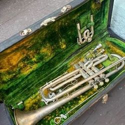 Conn 22B (1924) Bb and A Trumpet(Rare) SN 233561 Mouth piece Stamped (BI 420) Conn No.1