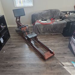 Ergatta Model WF1733 Water Rowing Machine With 17.3 Inch Screen