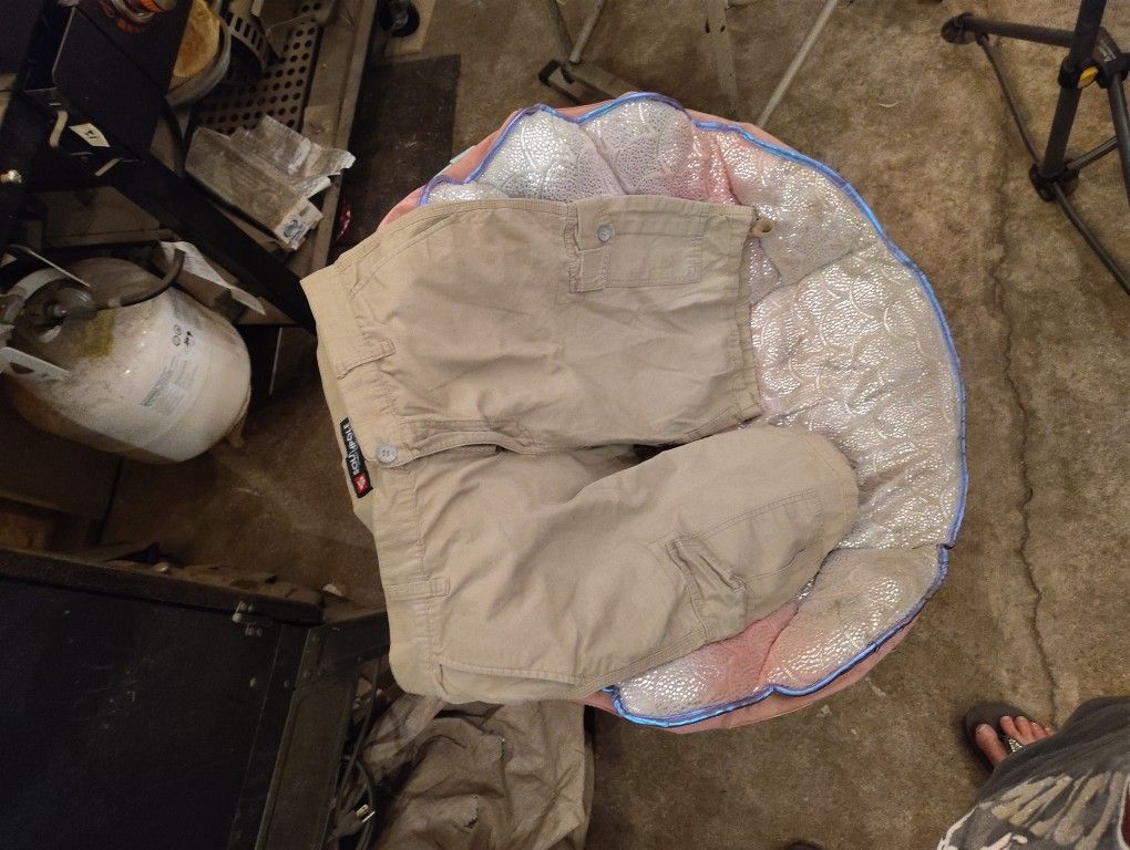 Beige South Pole Cargo Shorts Men's 38
