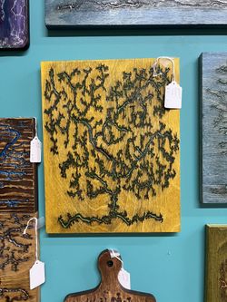 One Of A Kind, Hand Made Fractal Wood Art
