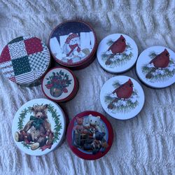 Assorted Christmas Tins 