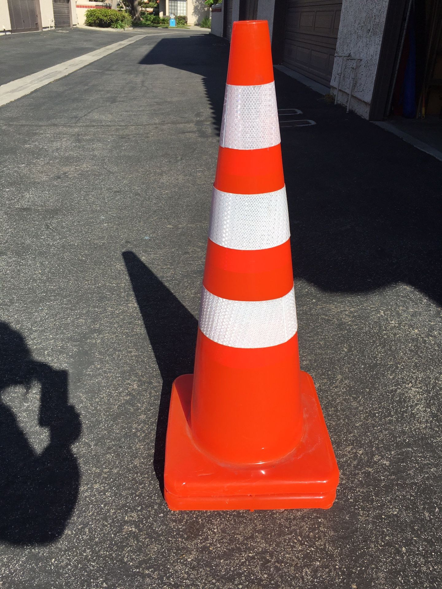 Tall construction / traffic cones