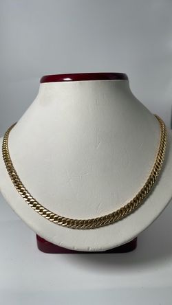 18k gold curb link chain 20”