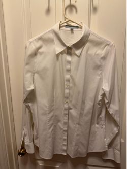 Foxcroft women’s white blouse