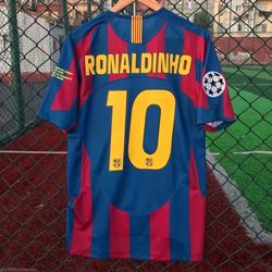 Ronaldinho Barcelona Home Jersey 2004/2005 Small (All Sizes Available)