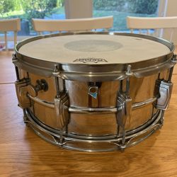 1970s Ludwig LM402 Supraphonic 6.5x14 – Blue/Olive era