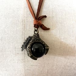 Dragon Claw Ball Pendant Necklace 