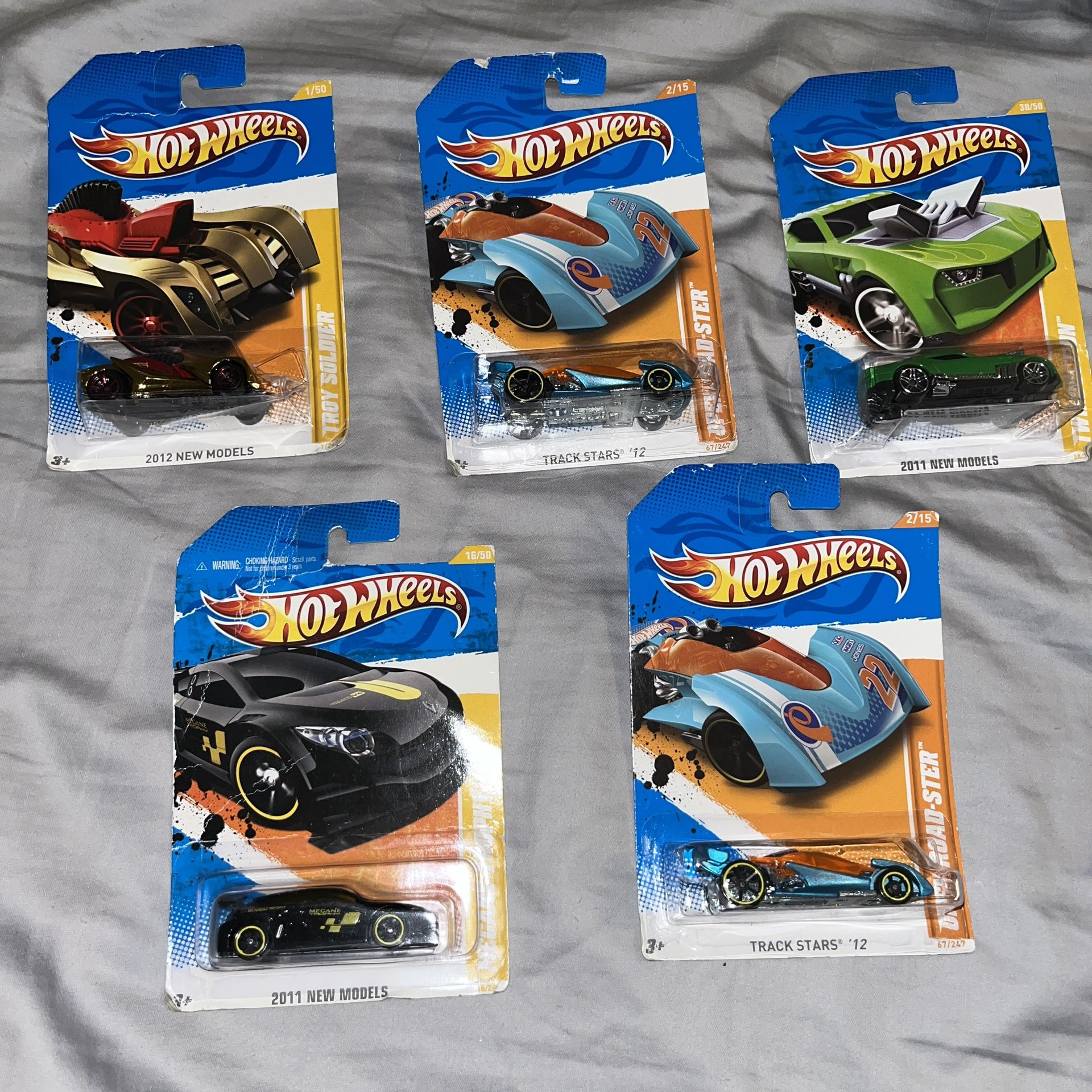 Hot Wheels New In Package 5 Available Cars Toys B005