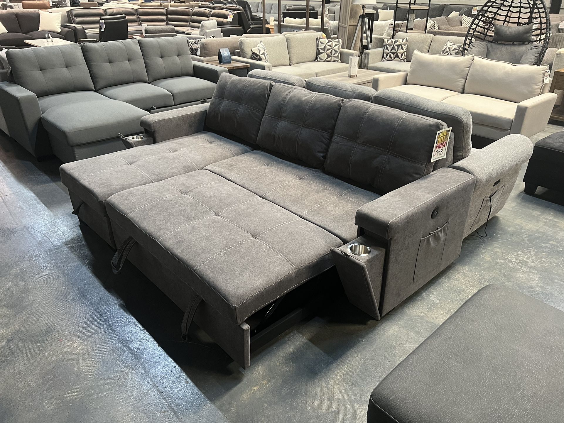 Sectional Sofa With Sleeper And Storage