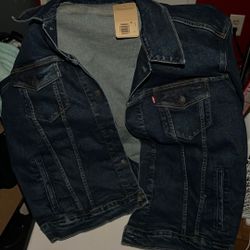 Levi Strauss Denim Mens Jacket XXL 