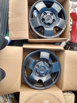 Black Toyota Rims
