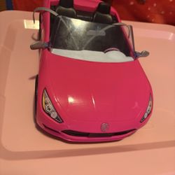 Pink Barbie Toy Car 