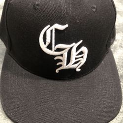 Black Chrome Hearts CH Hat