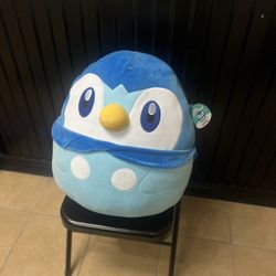 Squishmallows Pokemon 20-Inch Piplup Plush Ultrasoft Stuffed Animal Toy New 