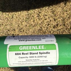 Greenlee 684 Reel Stand Spindle