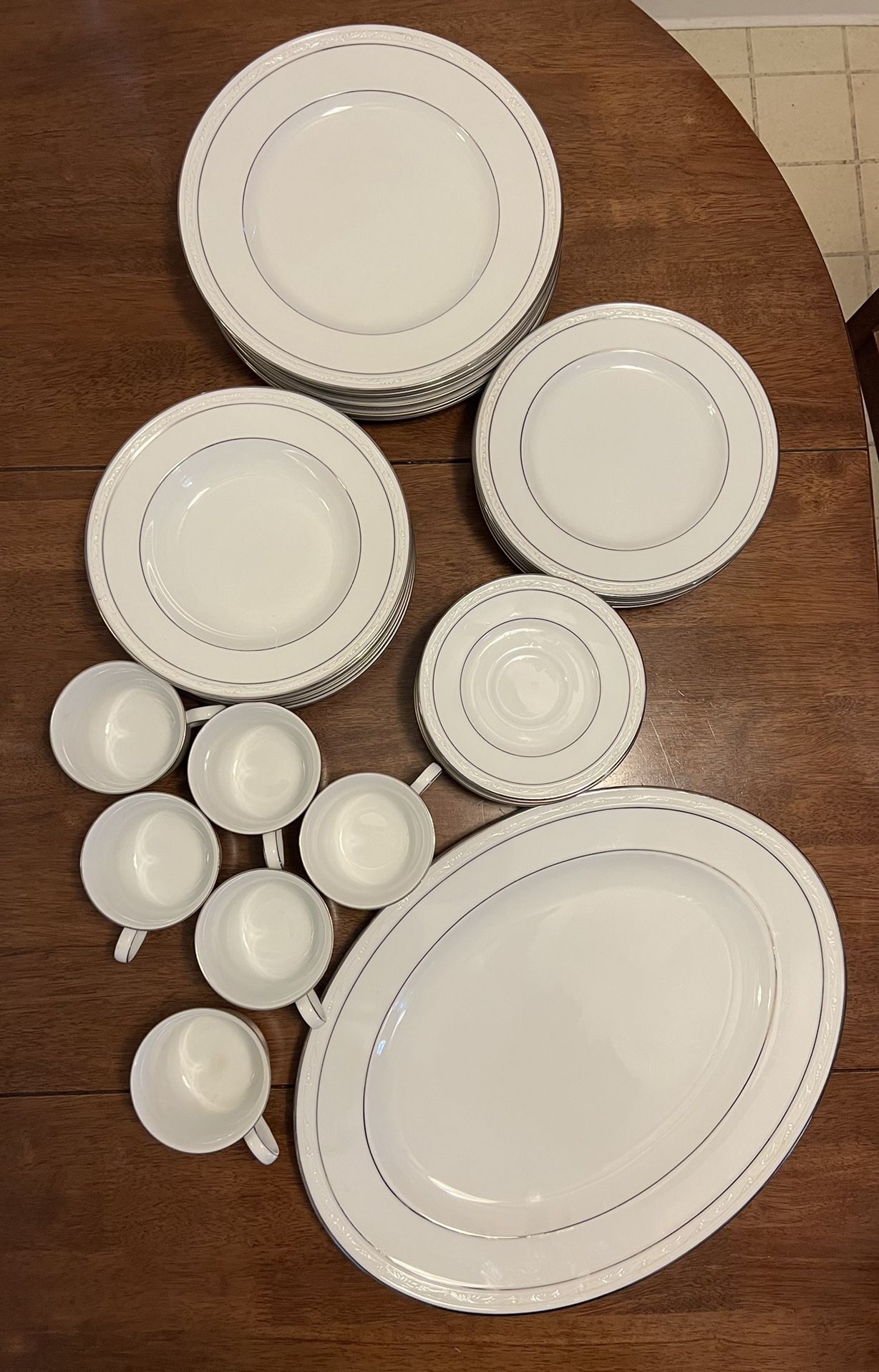 White Scapes Nortake Stoneleigh China 