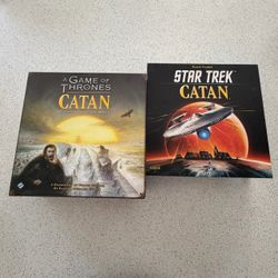 Catan Game of Thrones & Star Trek board games