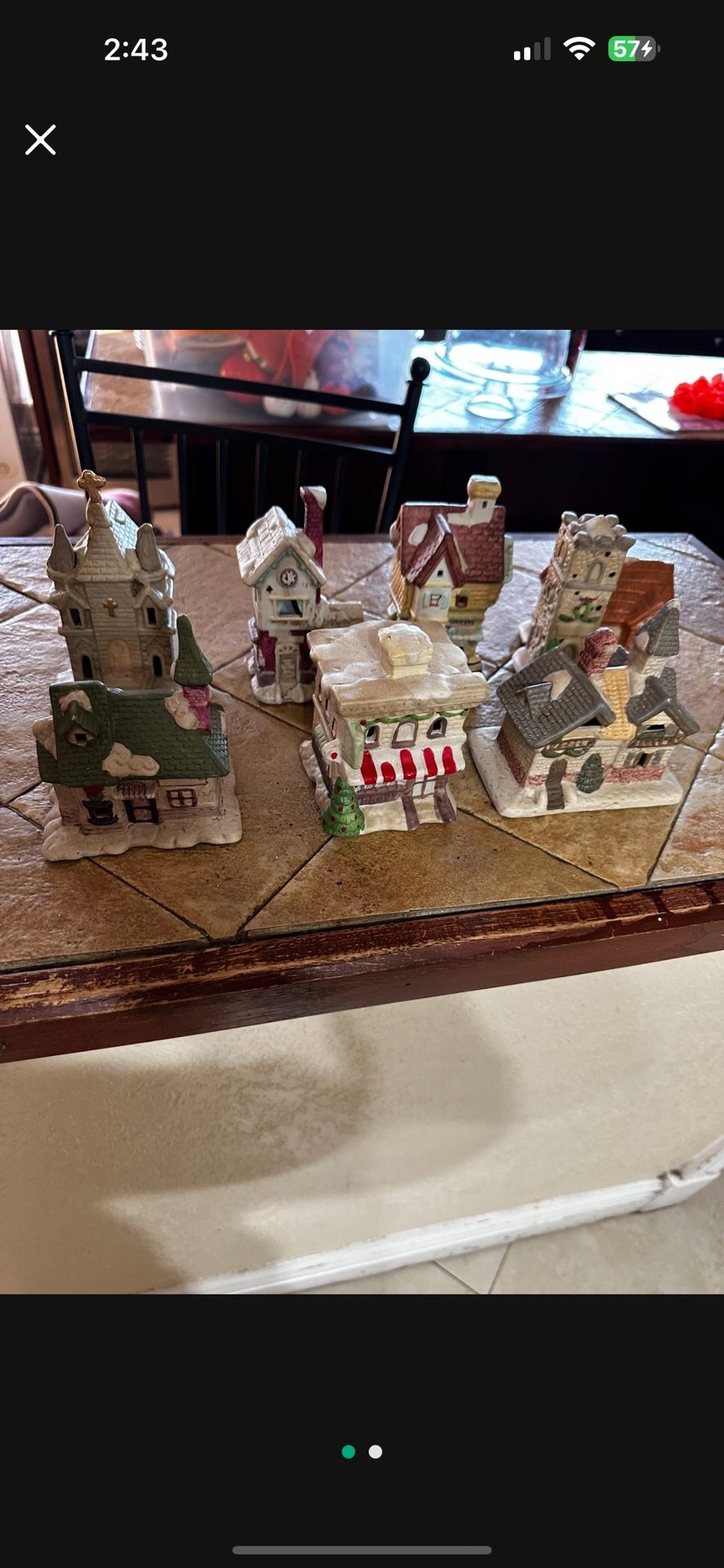 Christmas Village Mini House